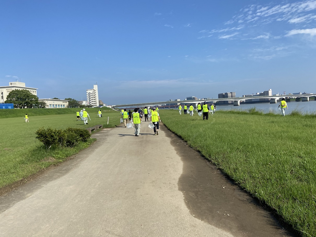 大淀川クリーンアップ活動に参加しました